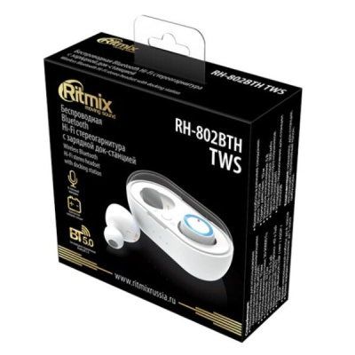 Ritmix RH-802BTH TWS White