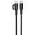 Кабель Borofone  BX91 Type-C - Type-C, 1 м, черный