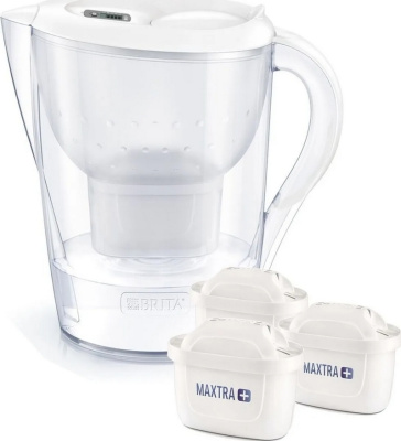Кувшин BRITA Marella XL (белый)+3 картриджа