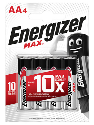 Щелочные Батарейки ENERGIZER® MAX – AA