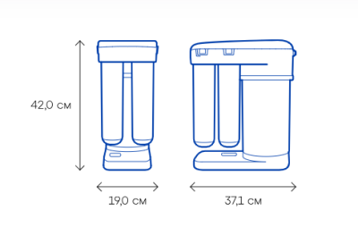Обратоноосмотическая система Аквафор DWM-101S