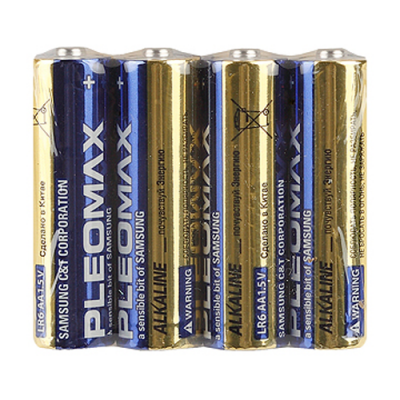 Алкалиновая батарейка Pleomax LR6/AA