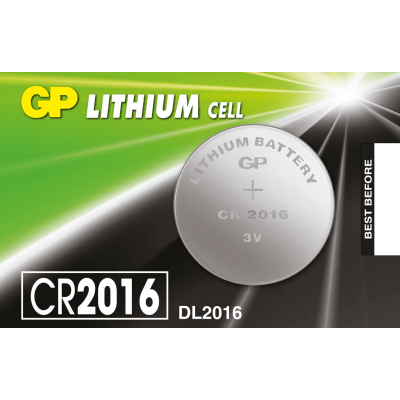 GP Lithium Cell CR2016
